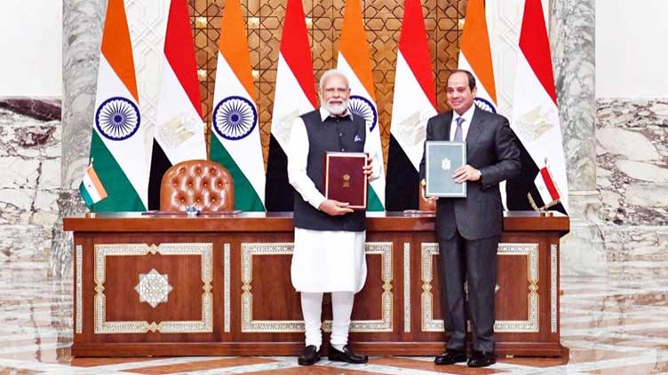 India's Modi on first visit to Egypt