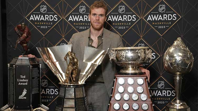 Edmonton's McDavid wins third Hart Trophy as NHL MVP