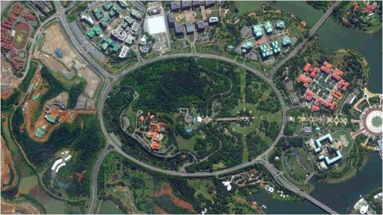 World's largest roundabout has a circumference of 3.4 kilometers 