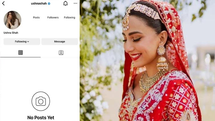 Ushna Shah deactivates her Instagram account after backlash