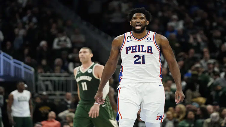 76ers rally to win 133-130, snap Bucks' 16-game streak