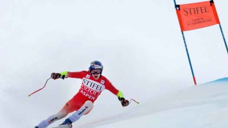 Odermatt set for super-G title after fastest run