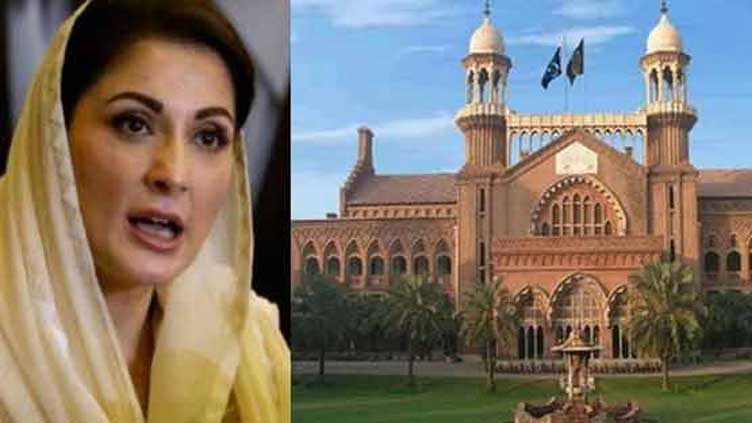 LHC dismisses contempt of court plea against Maryam Nawaz