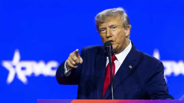  Donald Trump says only he can save America from 'warmonger' Democrats