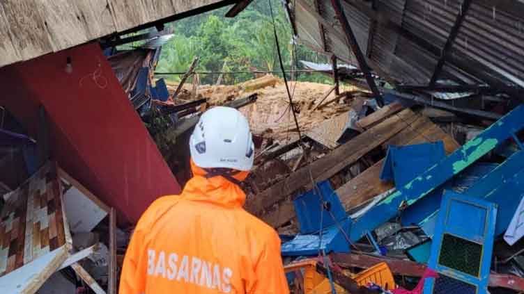 Indonesia sends more rescuers as extreme weather hampers search after landslide