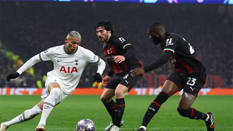 Steely Milan edge Tottenham to reach Champions League quarters