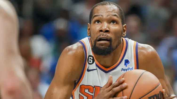 Suns' Kevin Durant out after injuring ankle in pregame slip