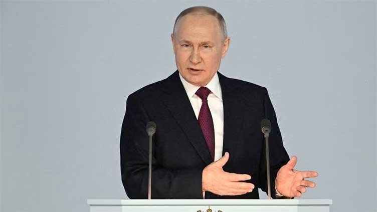 Putin says Russia is fighting for its very existence