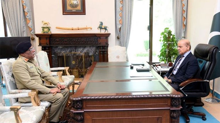 JCSC chairman Gen Sahir calls on PM Shehbaz