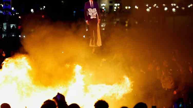 Police clash with protesters at Paris demonstration against pension overhaul