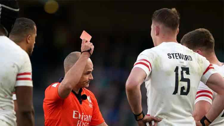 England's Steward has Ireland red card overturned