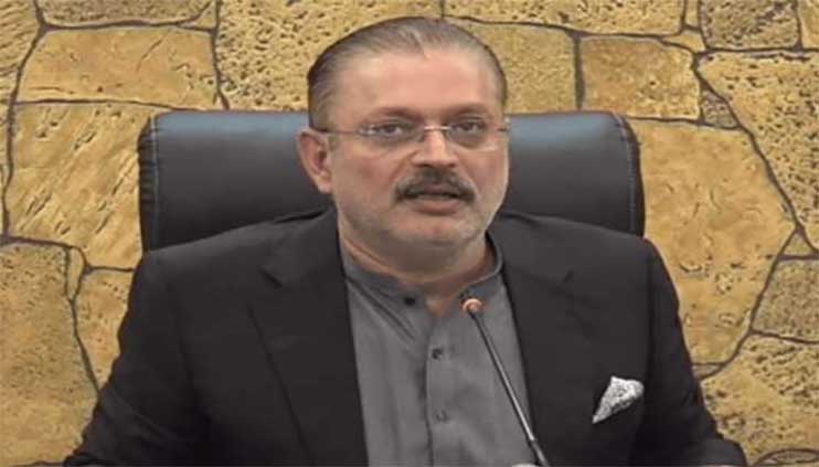 Imran Khan seems frightened in his latest speech, says Sharjeel Memon