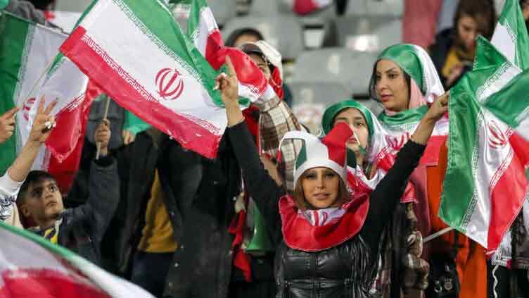 Iranian women in stadium to watch Russia football friendly