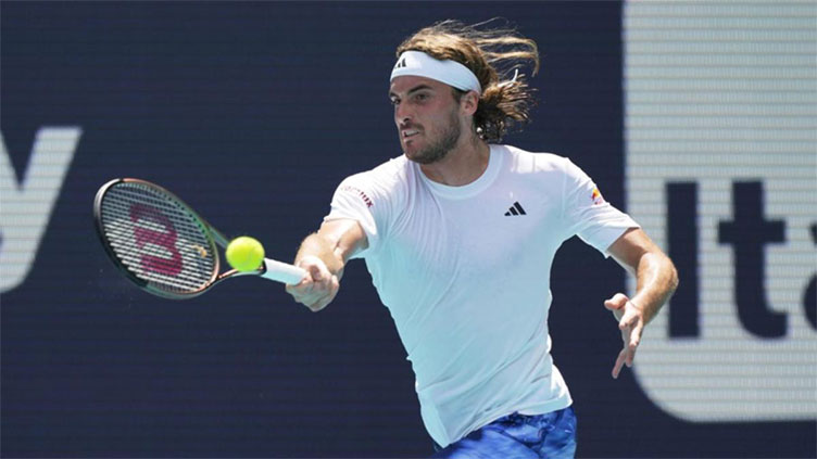 Tsitsipas reaches Miami last 16, Rybakina into quarter-finals