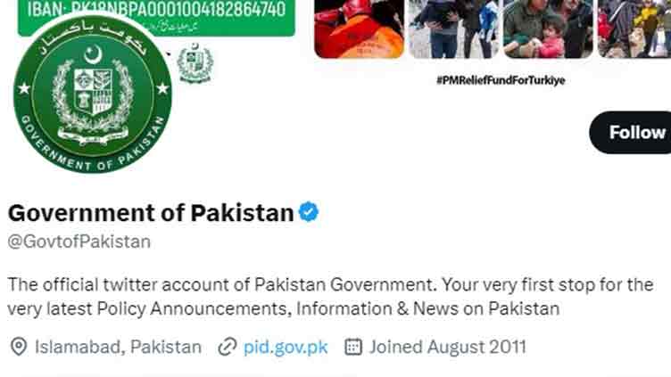 Twitter blocks Pakistan govt's account for viewing in India