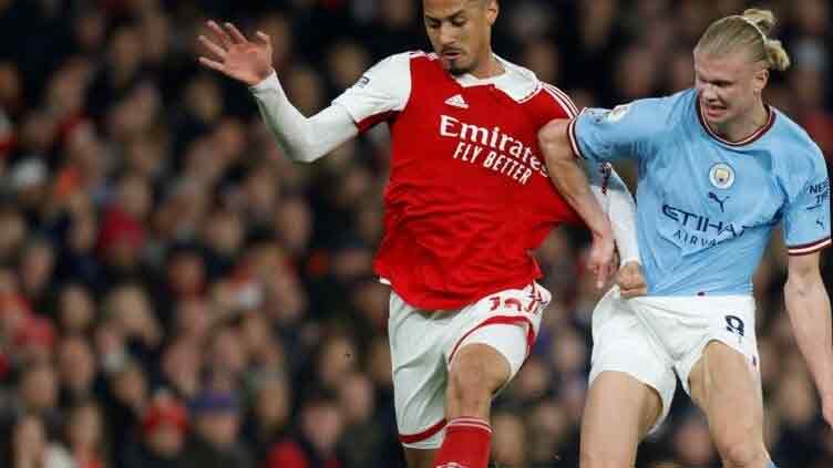 Arteta hopes injured Saliba can return for Arsenal's title run-in