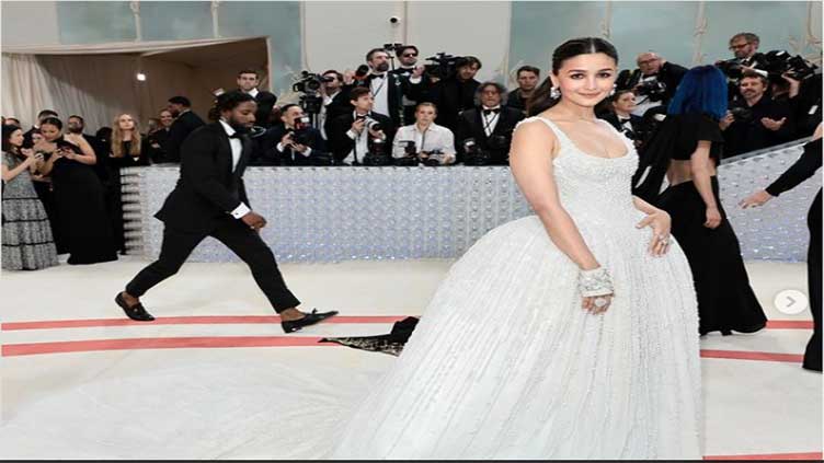 Alia Bhatt dazzles in authentic Indian-inspired look at Met Gala 2023