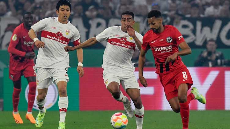 Frankfurt into German Cup final after comeback win over Stuttgart