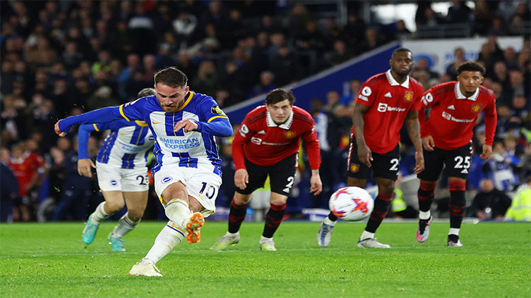 Late MacAllister penalty gives Brighton 1-0 win over Manchester United