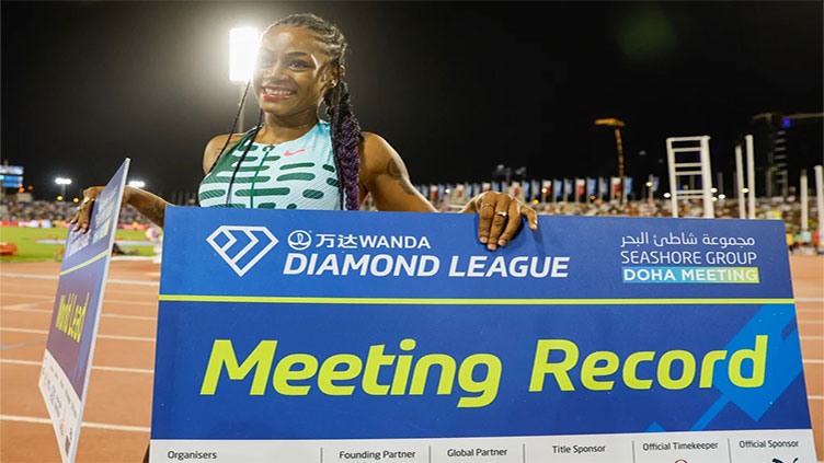 Richardson storms to 100m win in Diamond League, Kerley wins 200m