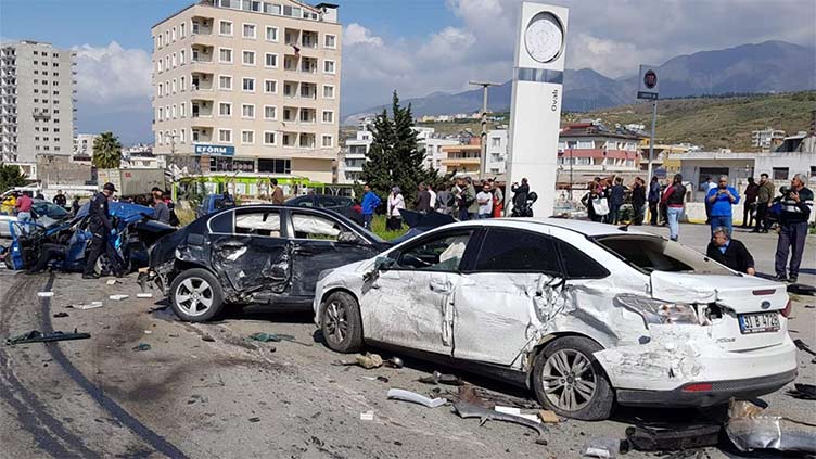 12 killed in multi-vehicle crash in Turkey's Hatay province