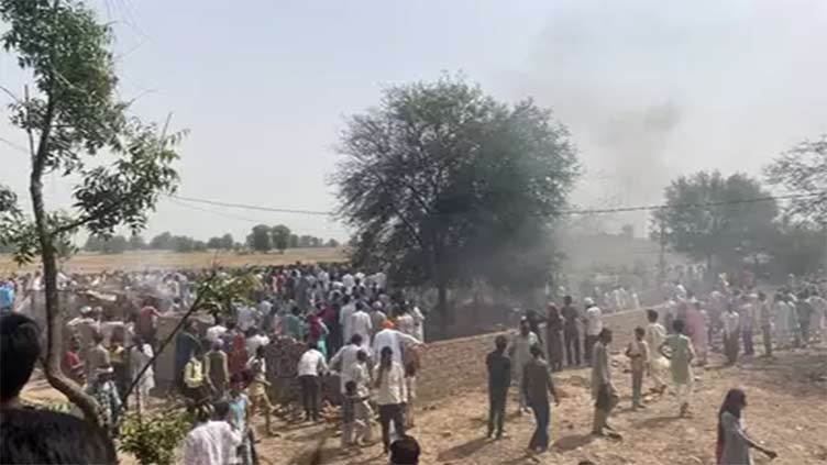 Three civilians killed as IAF jet crashes onto house