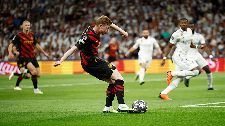 De Bruyne stunner earns Man City 1-1 draw at Real Madrid