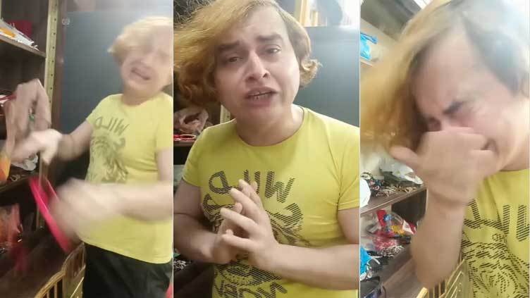 Emotional outburst: Nasir Khan Jan cries over Imran Khan's detention