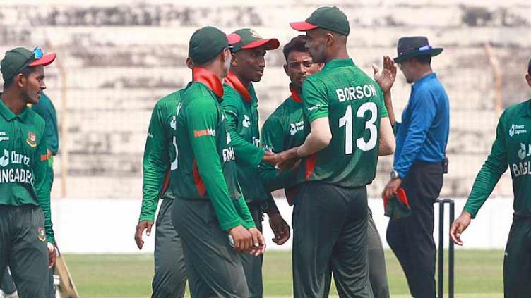 Bangladesh U19 beat Pakistan by four wickets in third ODI