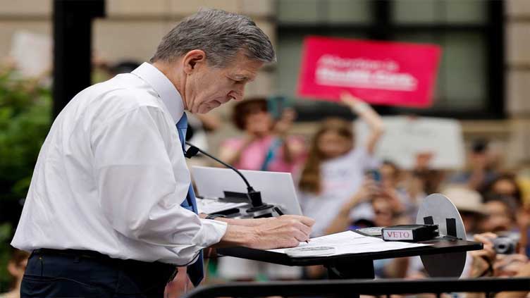 North Carolina governor vetoes 12-week abortion ban, override likely