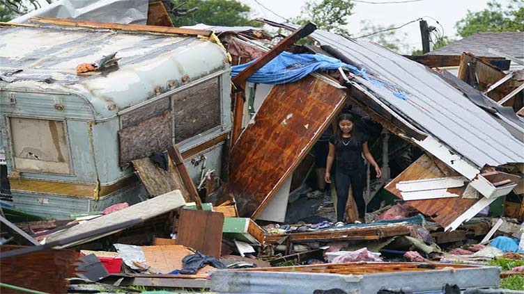 One killed as tornado hits south Texas near the Gulf coast, damaging dozens of homes