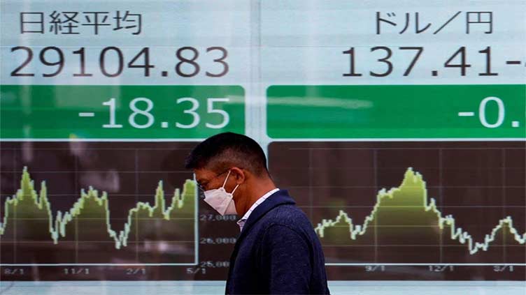 Asian shares inch up as investors brace for China data, Fed speakers