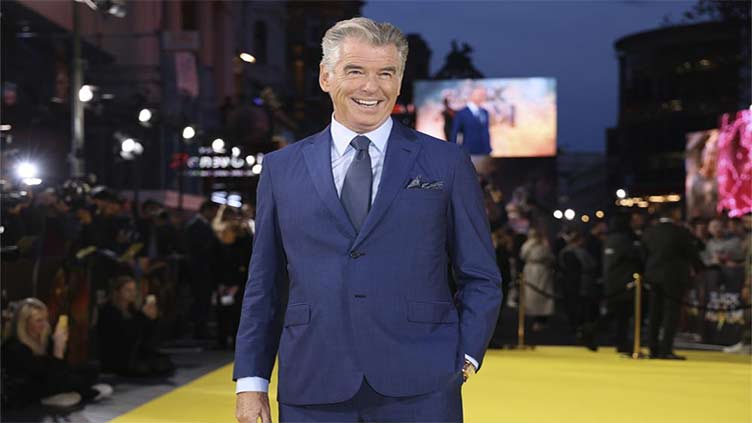 Pierce Brosnan unveils deeply personal paintings in 1st solo art exhibit