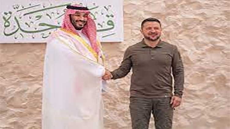 Ukraine's Zelenskiy visits Saudi, seeks Arab League support for his people