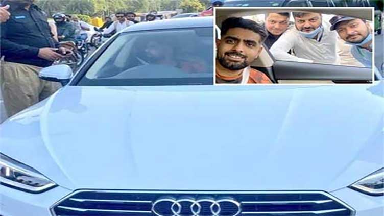 Excise officials ask Babar Azam to change his Audi's number plate
