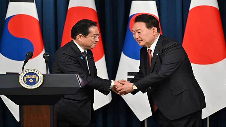 South Korea's Yoon thanks Japan's Kishida for his efforts to mend ties