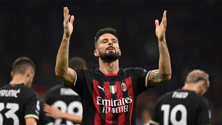 Giroud nets hat-trick as Milan thrash Sampdoria 5-1