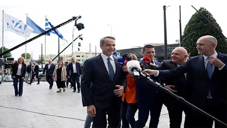 Greek conservatives lead in national election-exit poll