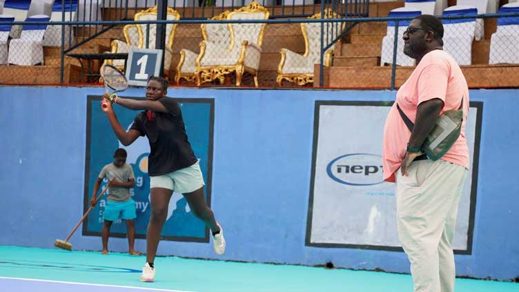 Former tennis pro helps children shine on court in Cameroon