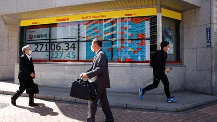 Asian stocks notch two-week peak as focus turns to PMIs