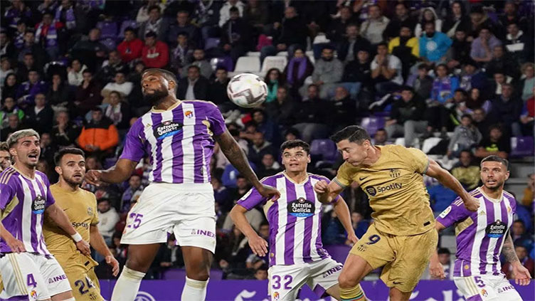 Valladolid beat champions Barca to boost survival hopes - Sports - Dunya  News