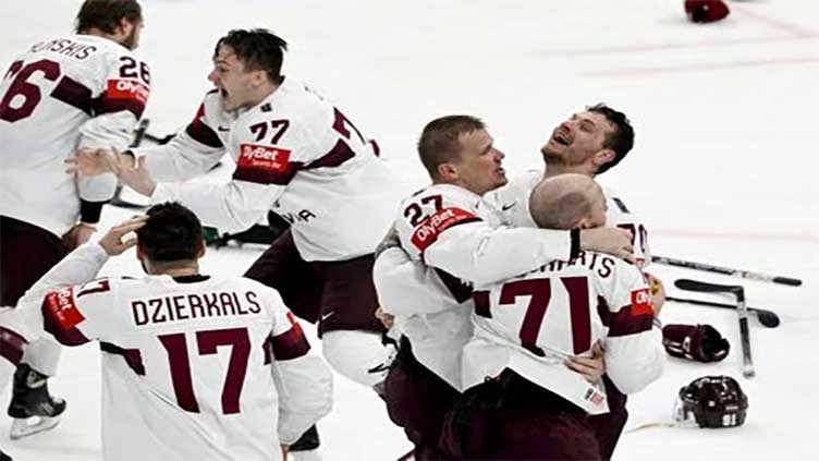 Latvians awake to surprise holiday after epic ice hockey result