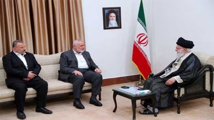 Iranian state media confirm meeting between Khamenei, Hamas' Haniyeh in Tehran
