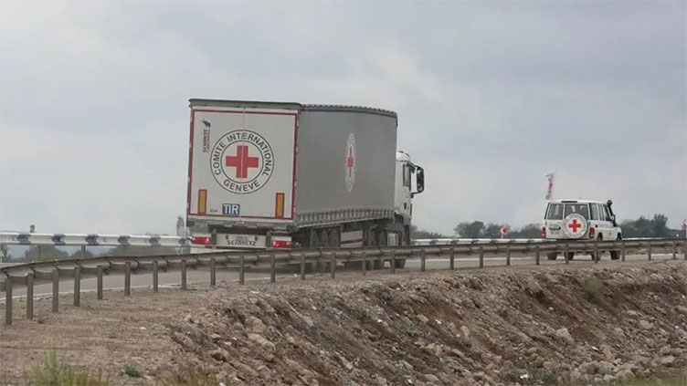 Red Cross says humanitarian convoy came under fire in Gaza City