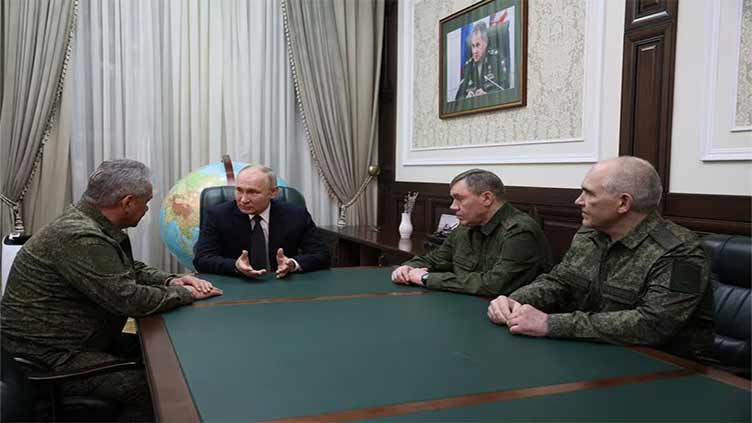 Russia's Putin meets military top brass to discuss Ukraine war