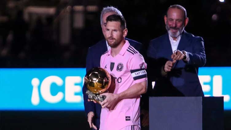 Messi celebrates Ballon d'Or with MLS fans but Miami fall in friendly