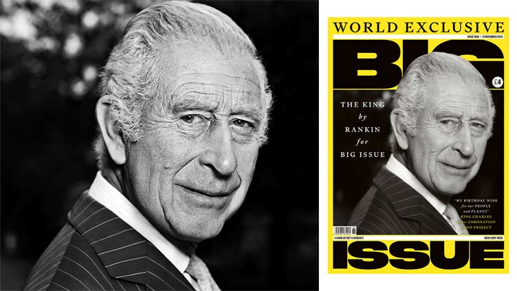 King Charles to appear on Big Issue cover for 75th birthday