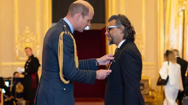 Prince William confers prestigious MBE award on Pakistani entrepreneur