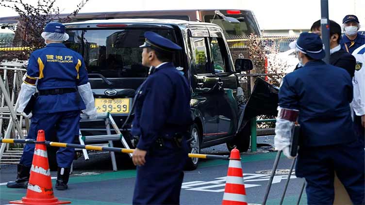 Car crashes into barricade near Israel embassy in Tokyo, man detained