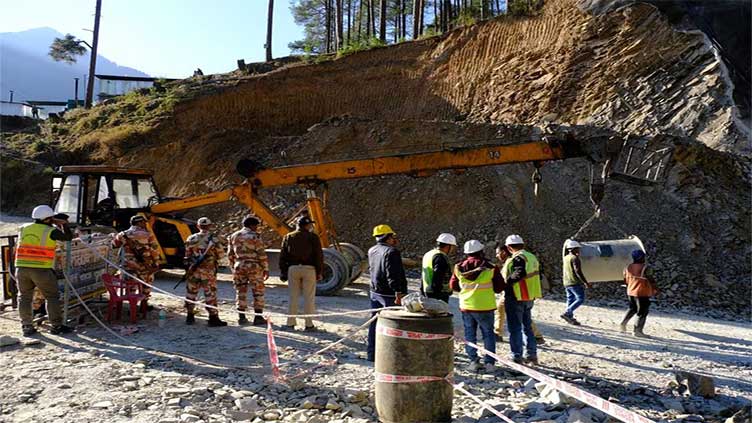 Renewed drilling begins to rescue 40 men trapped in Indian tunnel for fifth day